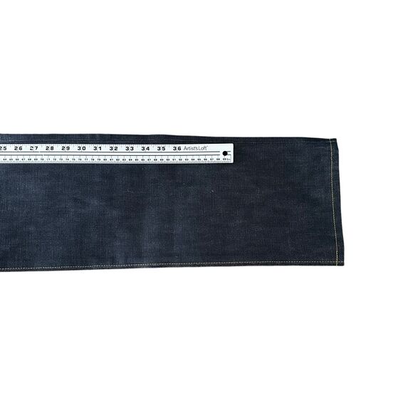 Yves Saint Laurent Paris Jeans D03 M/ST-LW Mens 36 YSL Dark Blue Denim Japan New - Picture 14 of 16